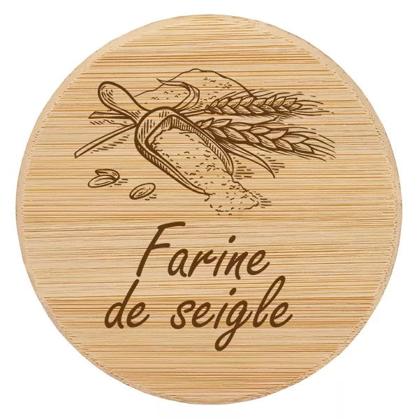 Träställ farine de seigle för WECK RR100 Träställ farine de seigle för WECK RR100