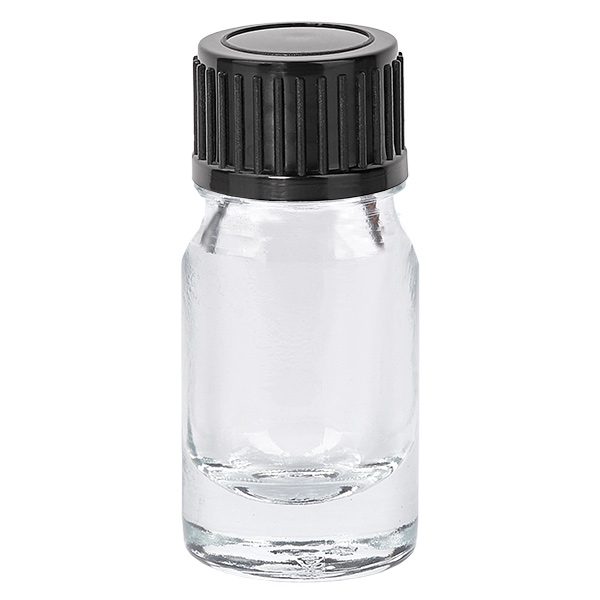 5ml flaska 11mm skruvkork svart standard ClearLine UT18/5 5ml flaska 11mm skruvkork svart standard ClearLine UT18/5