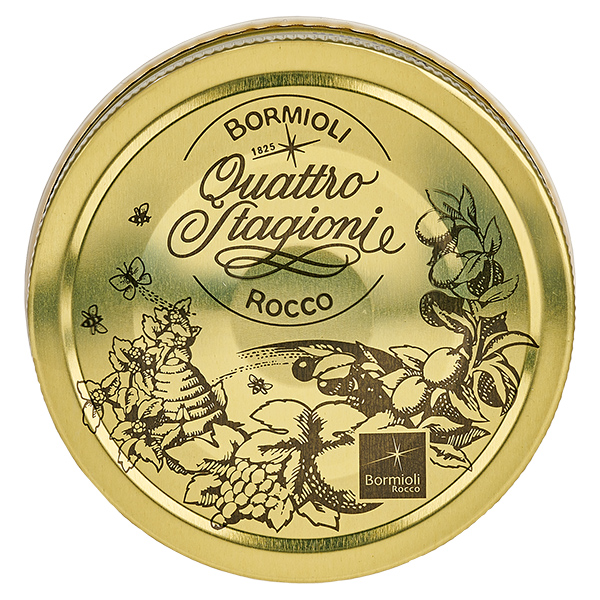 Skruvkapsyl "Quattro Stagioni" guld QS86mm