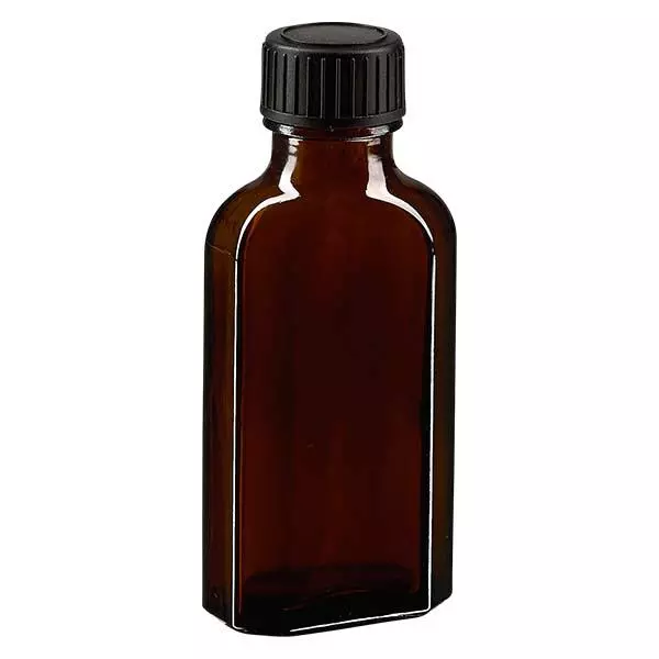 50 ml Meplat brun skruvkork med EPE-tätningsskiva 50 ml Meplat brun skruvkork med EPE-tätningsskiva