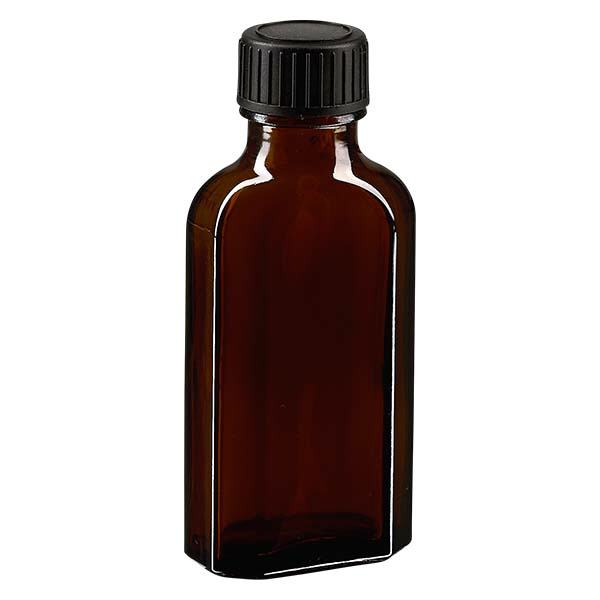 50 ml Meplat brun skruvkork med EPE-tätningsskiva 50 ml Meplat brun skruvkork med EPE-tätningsskiva
