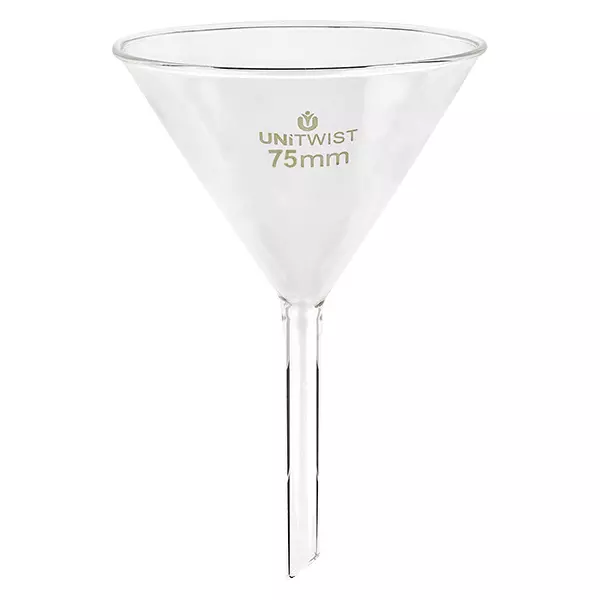 Glas trattore ø75 mm borosilicato UNiTWIST