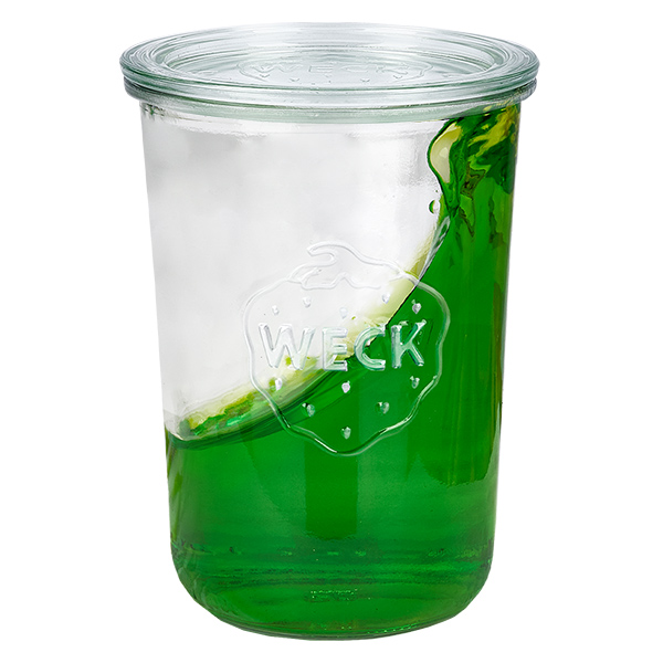 Set med 18 burkar Weck 850 ml, 3/4 l glasburkar med 18 glaslock Set med 18 burkar Weck 850 ml, 3/4 l glasburkar med 18 glaslock