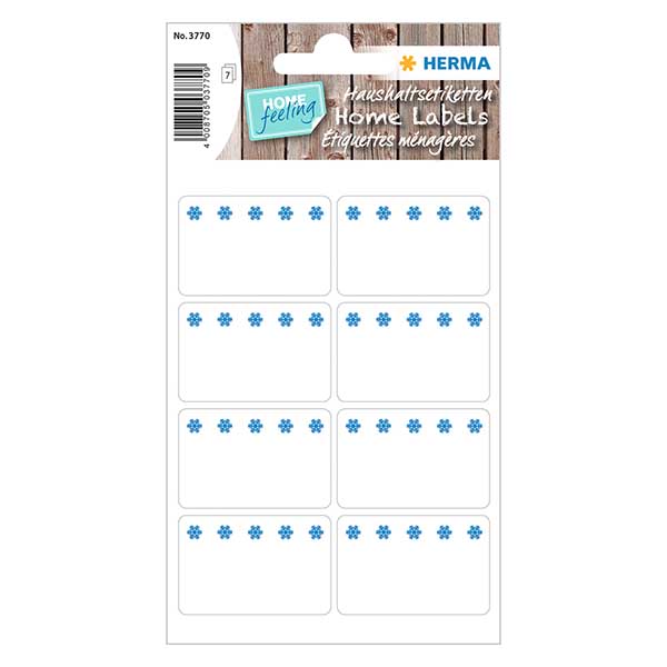 Frysetiketter vit (56 klistermärken) 26x40mm