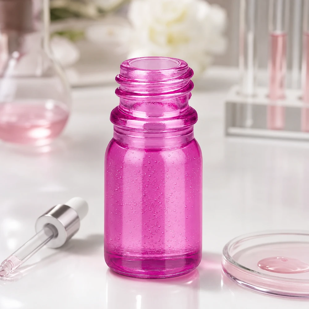 5ml apoteksflaska PurpleLine UT18/5 UNiTWIST Liten 5ml apoteksflaska PurpleLine UT18/5 UNiTWIST för kosmetika och aromaterapi