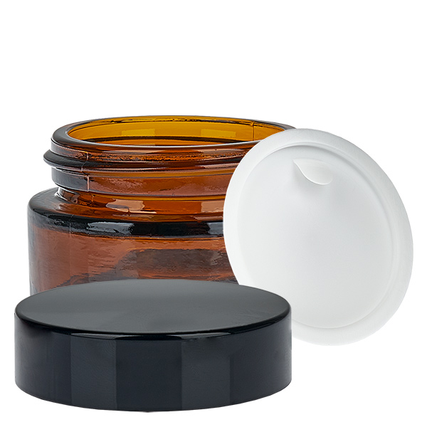 Glasburk 20ml brun med insatslock UNiTWIST Glasburk 20ml brun med insatslock UNiTWIST