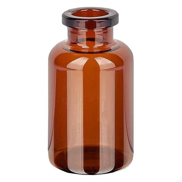 Injektionsflaska av bärnstensfärgat glas 20ml Injektionsflaska av bärnstensfärgat glas 20ml