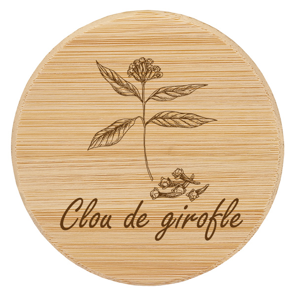 Couvercle i trä "clou de girofle" till WECK RR60 Couvercle i trä "clou de girofle" till WECK RR60