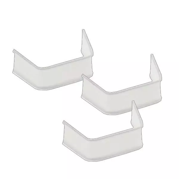 U-clip tejpfästelement vit (förpackning om 100) 40mm U-clip tejpfästelement vit (förpackning om 100) 40mm