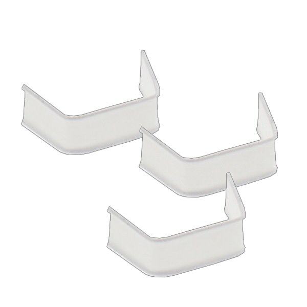 U-clip tejpfästelement vit (förpackning om 100) 40mm U-clip tejpfästelement vit (förpackning om 100) 40mm