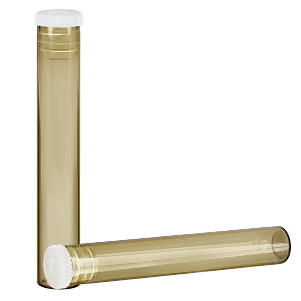 Globulrör brunt glas ca 1,8g