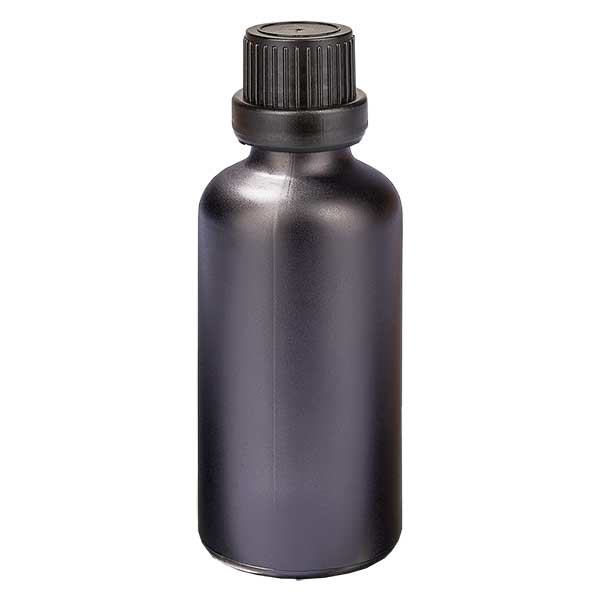 50ml flaska 11mm skruvkork med säkerhetsförslutning BlackLine UT18/50 50ml flaska 11mm skruvkork med säkerhetsförslutning BlackLine UT18/50