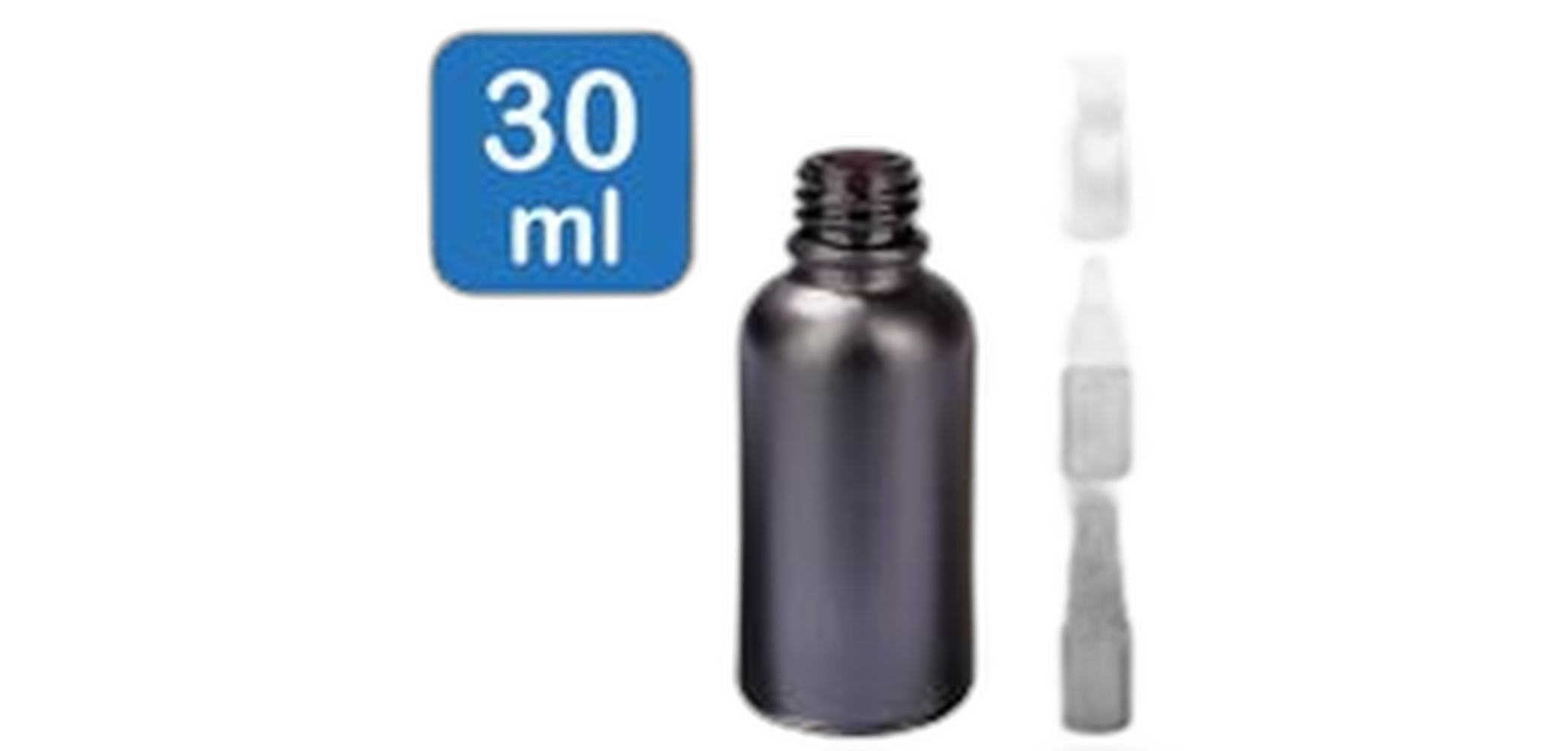Apoteksflaskor BlackLine 30 ml UT18