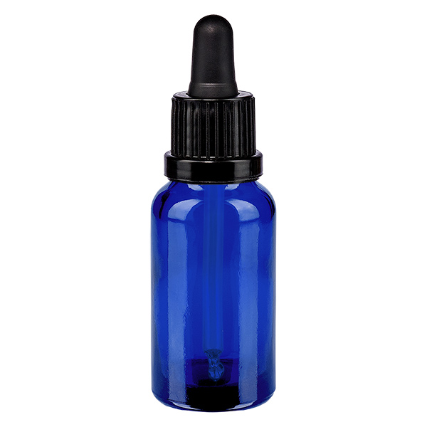 20 ml pipettflaska svart med säkerhetsförslutning BlueLine UT18/20