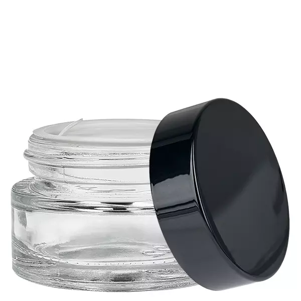 Glasburk 20ml klar med UNiTWIST-insatslock Glasburk 20ml klar med UNiTWIST-insatslock