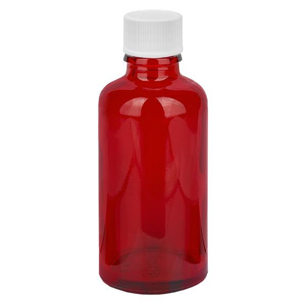 50ml flaska 11mm skruvkork vit Standard RedLine UT18/50 50ml flaska 11mm skruvkork vit Standard RedLine UT18/50