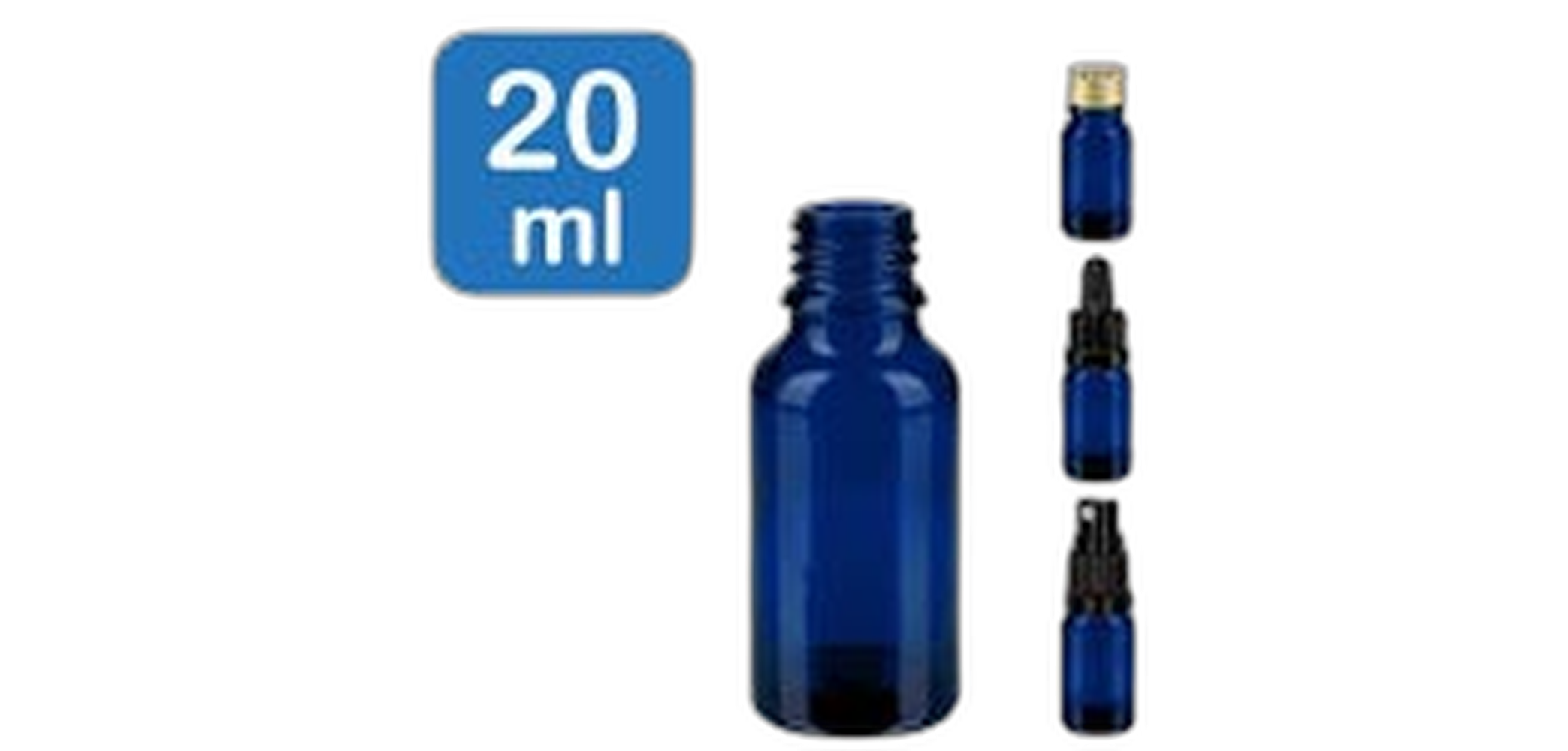 Apoteksflaskor BlueLine 20 ml UT18