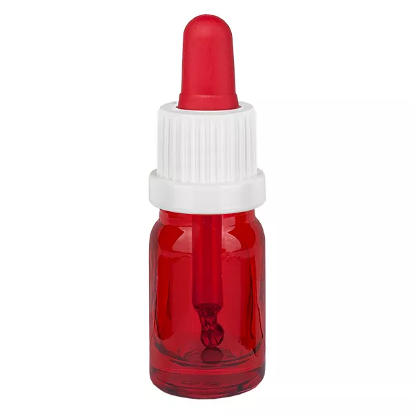 5 ml Pipettflaska vit/röd med säkerhetsförslutning RedLine UT18/5 5 ml Pipettflaska vit/röd med säkerhetsförslutning RedLine UT18/5