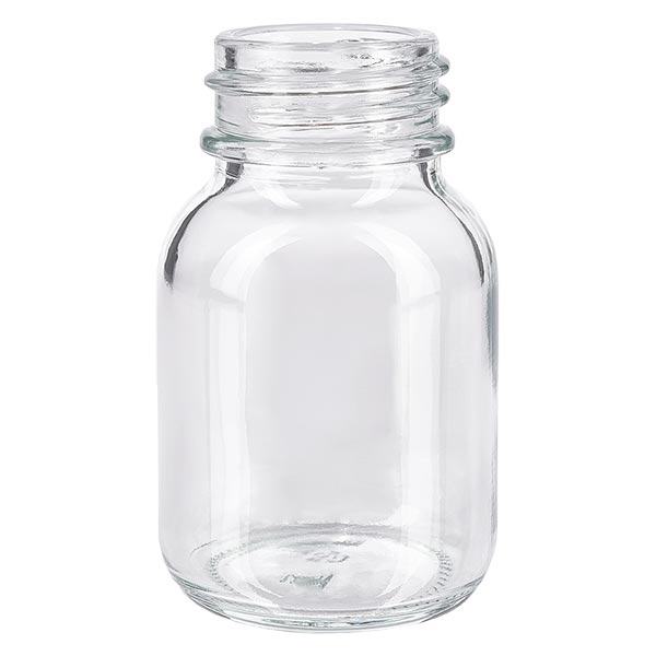 50ml flaska med bred hals, klarglas 50ml flaska med bred hals, klarglas