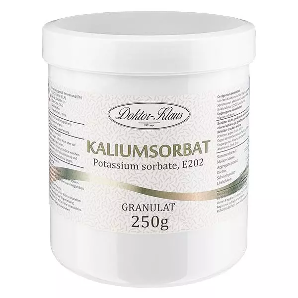 Kaliumsorbat (Kaliumsorbat) 250g Doktor-Klaus Kaliumsorbat (Kaliumsorbat) 250g Doktor-Klaus