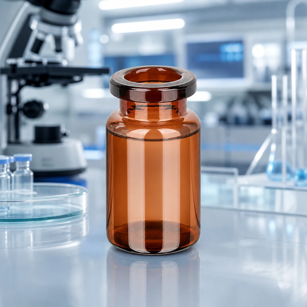 Injektionsflaska brunt glas 5ml Pharmazeutische Braunglas Flasche 5ml für Lyophilisation und Abfüllung von Medikamenten