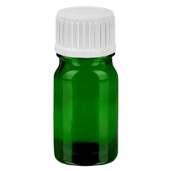 5ml Droppflaska 0.9mm vit standardförslutning GreenLine UT18/5 5ml Droppflaska 0.9mm vit standardförslutning GreenLine UT18/5