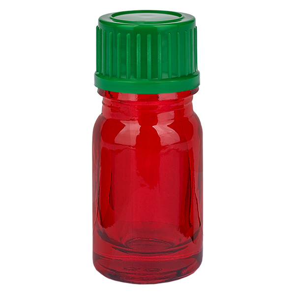 5ml flaska 11mm skruvkork grön standard RedLine UT18/5