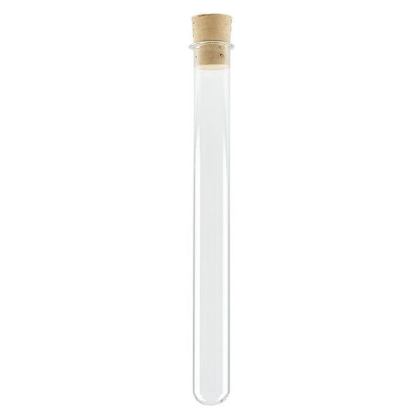 Provrör 160x15mm med borosilikatglas, med kork Provrör 160x15mm med borosilikatglas, med kork