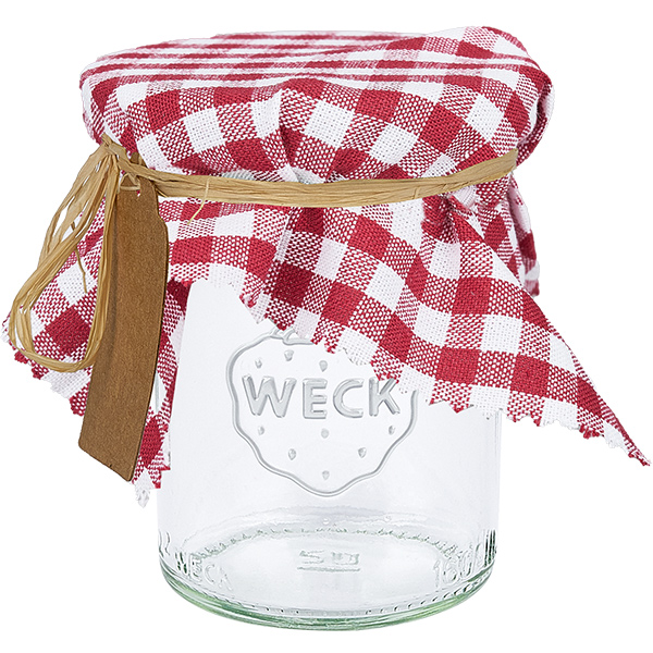 Material-servett, bordeaux, rutig, 15 cm, kvadratisk