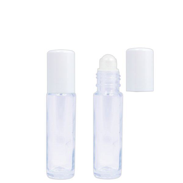 Deodorantroller (roll-on) 10 ml klarglas komplett Deodorantroller (roll-on) 10 ml klarglas komplett
