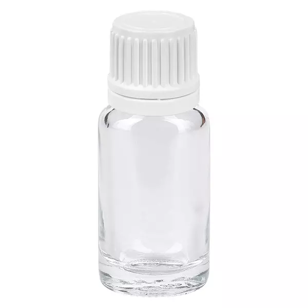 10ml Droppflaska 0.7mm vit med säkerhetslock ClearLine UT18/10 10ml Droppflaska 0.7mm vit med säkerhetslock ClearLine UT18/10