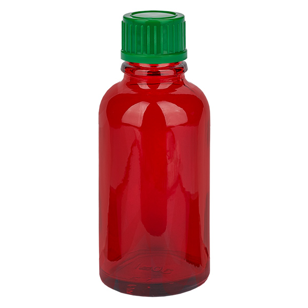30ml flaska 11mm skruvkork grön standard RedLine UT18/30
