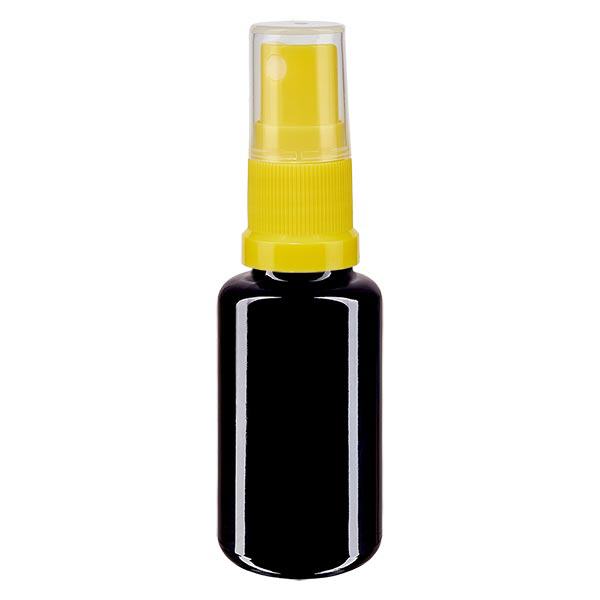 Apoteksflaska violett 20ml spraytillsats gul Apoteksflaska violett 20ml spraytillsats gul