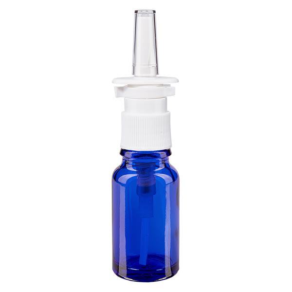 Apoteksflaska blå 10ml nässpray vit standard Apoteksflaska blå 10ml nässpray vit standard