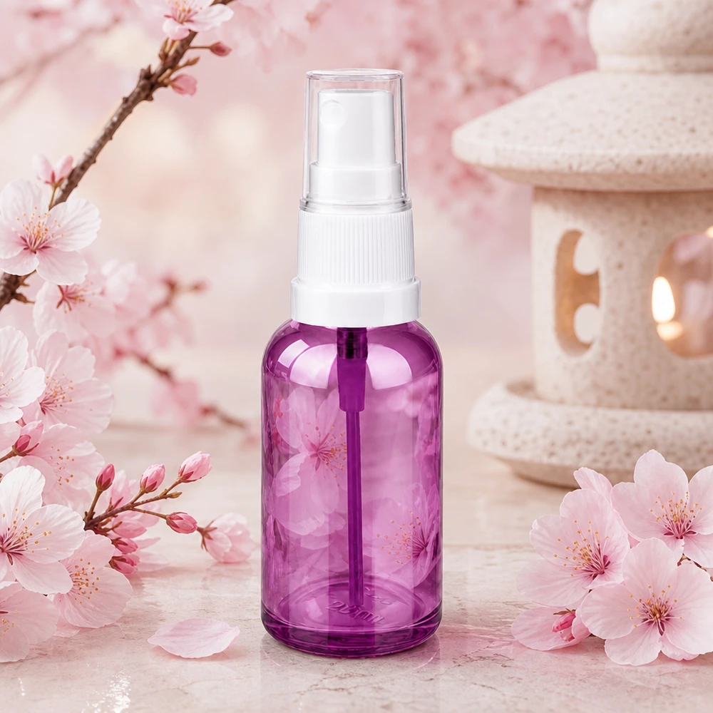 30ml sprayflaska vit/transparent Standard PurpleLine UT18/30 Transparent 30 ml PurpleLine sprayflaska med vitt sprayhuvud för mobil användning