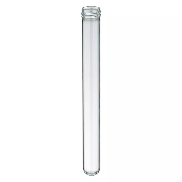 Odlingsrör, klara, med GL18-gänga, 160x16 mm, tillverkade av KS-glas Odlingsrör, klara, med GL18-gänga, 160x16 mm, tillverkade av KS-glas