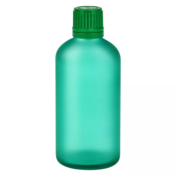 100ml flaska 11mm skruvkork grönt sabotagesäkert lock GreenLine UT18/100 100ml flaska 11mm skruvkork grönt sabotagesäkert lock GreenLine UT18/100