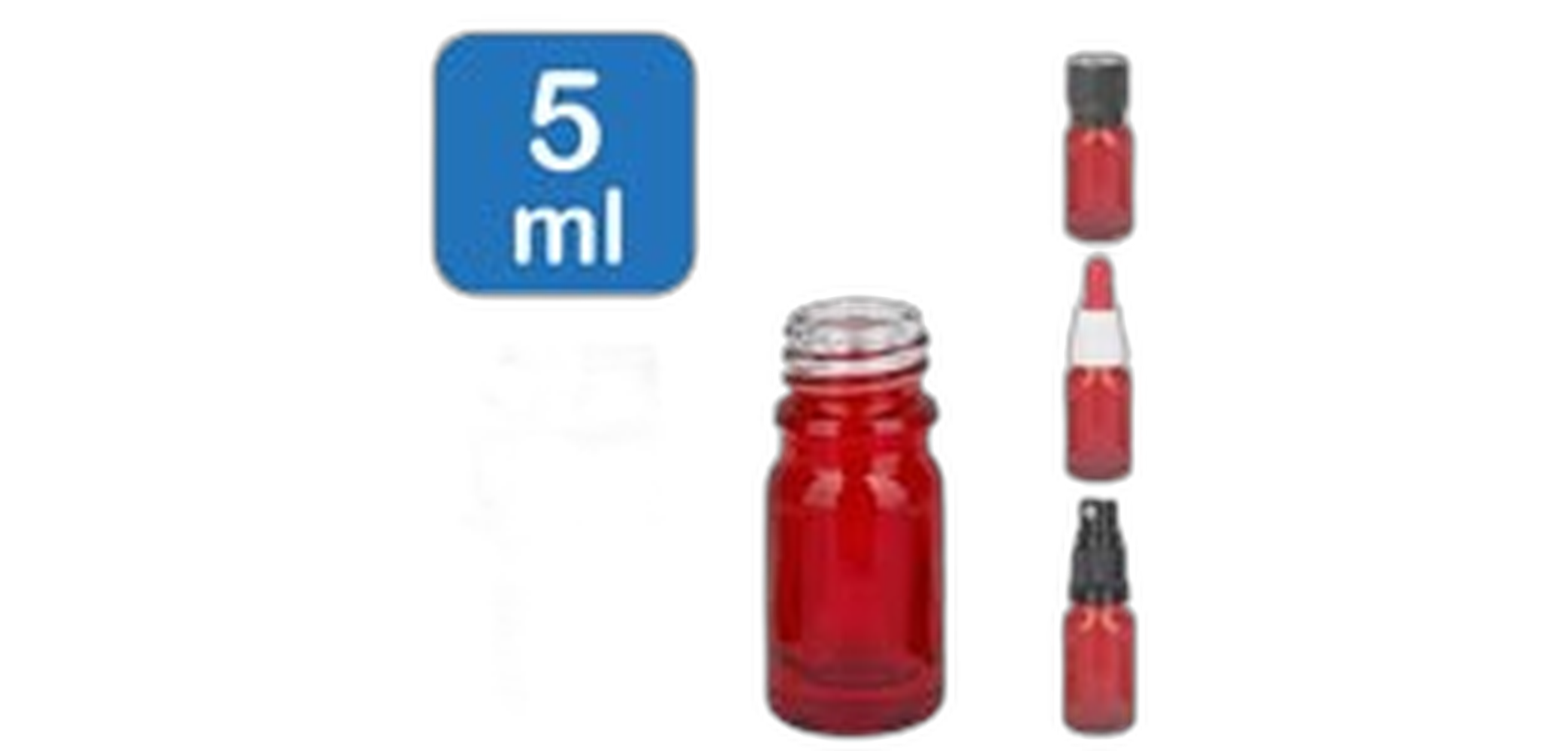 RedLine apoteksflaskor, 5 ml