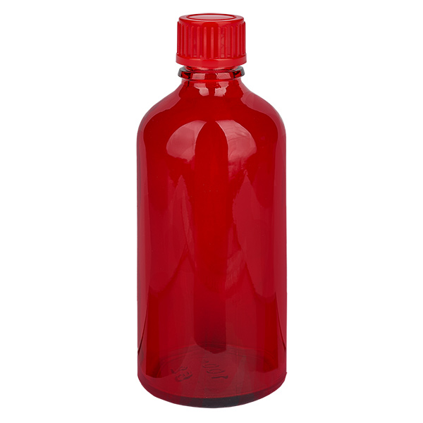100ml flaska 11mm skruvkork röd standard RedLine UT18/100 100ml flaska 11mm skruvkork röd standard RedLine UT18/100
