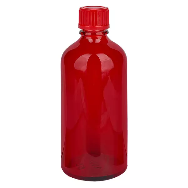100ml flaska 11mm skruvkork röd standard RedLine UT18/100 100ml flaska 11mm skruvkork röd standard RedLine UT18/100