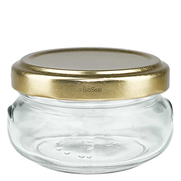 120 ml terrinburk med UNiTWIST BioSeal-lock i guld