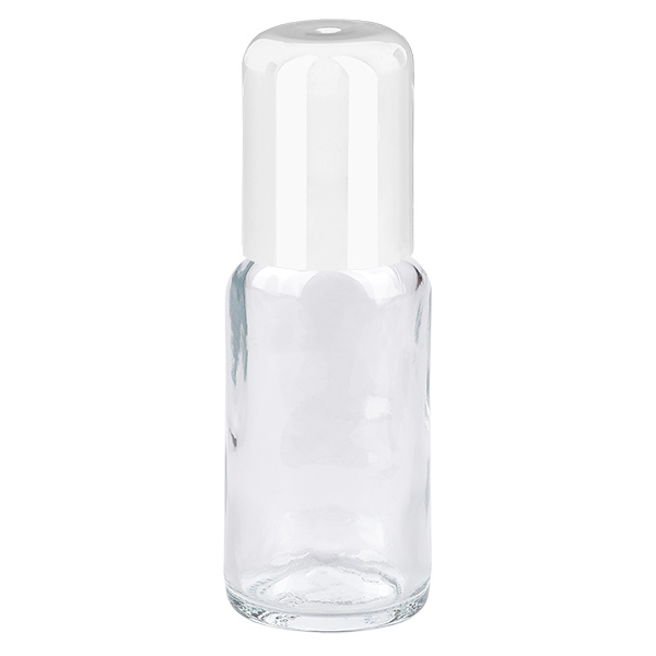 20 ml roll-on-flaska vit med standardkork ClearLine UT18/20 20 ml roll-on-flaska vit med standardkork ClearLine UT18/20