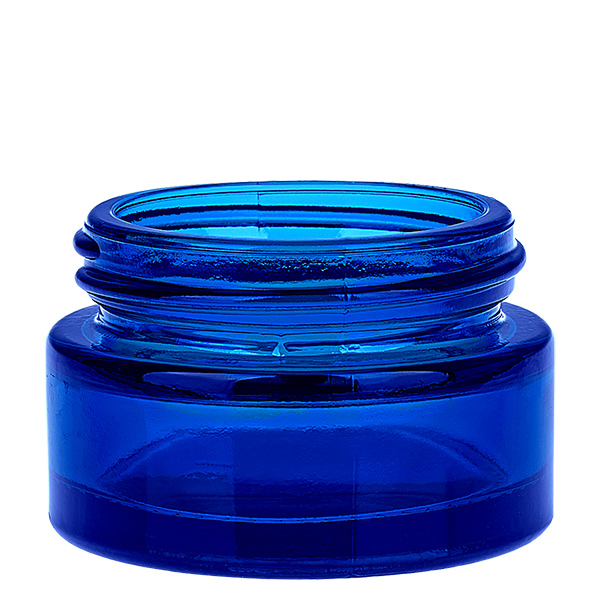 Glasburk 20ml blå med UNiTWIST-insatslock Glasburk 20ml blå med UNiTWIST-insatslock