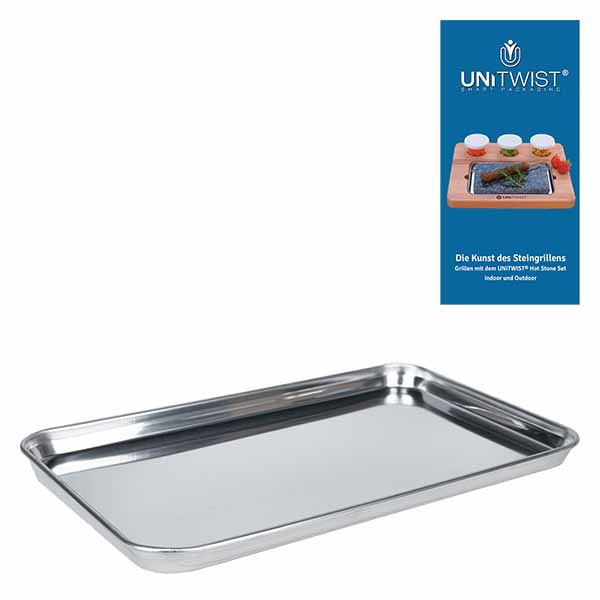 Skål i rostfritt stål för UNiTWIST hot stone-set Skål i rostfritt stål för UNiTWIST hot stone-set