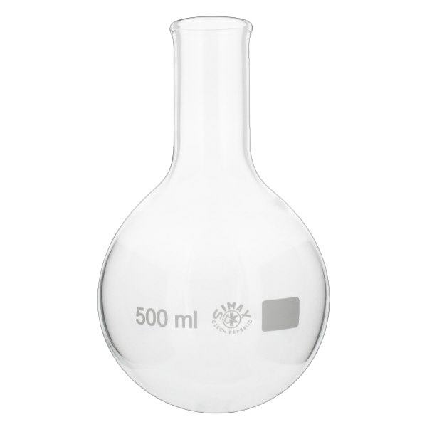 Rundkolv 500ml med smal hals och rund botten Rundkolv 500ml med smal hals och rund botten