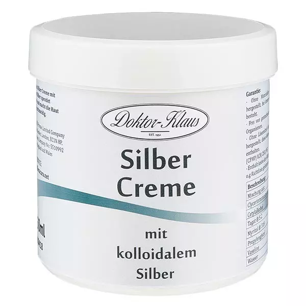 Doktor Klaus Silver Cream 250ml enligt Dr Schumacher Doktor Klaus Silver Cream 250ml enligt Dr Schumacher