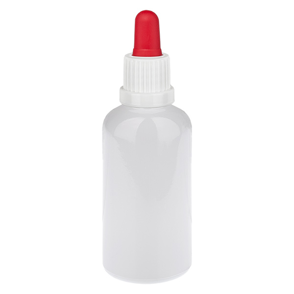 50 ml pipettflaska vit/röd originalförsegling WhiteLine UT18/50 50 ml pipettflaska vit/röd originalförsegling WhiteLine UT18/50