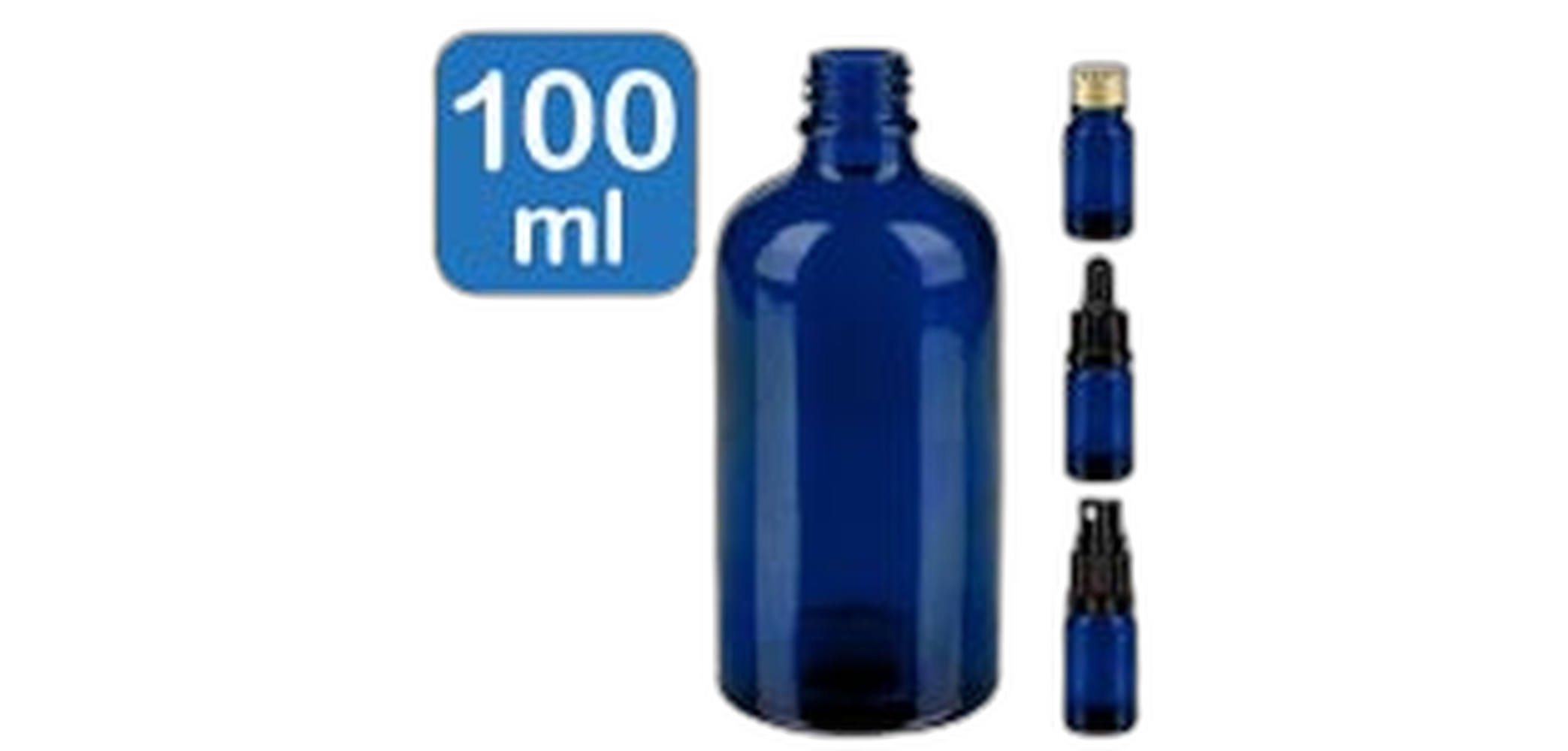 Apoteksflaskor BlueLine 100 ml UT18
