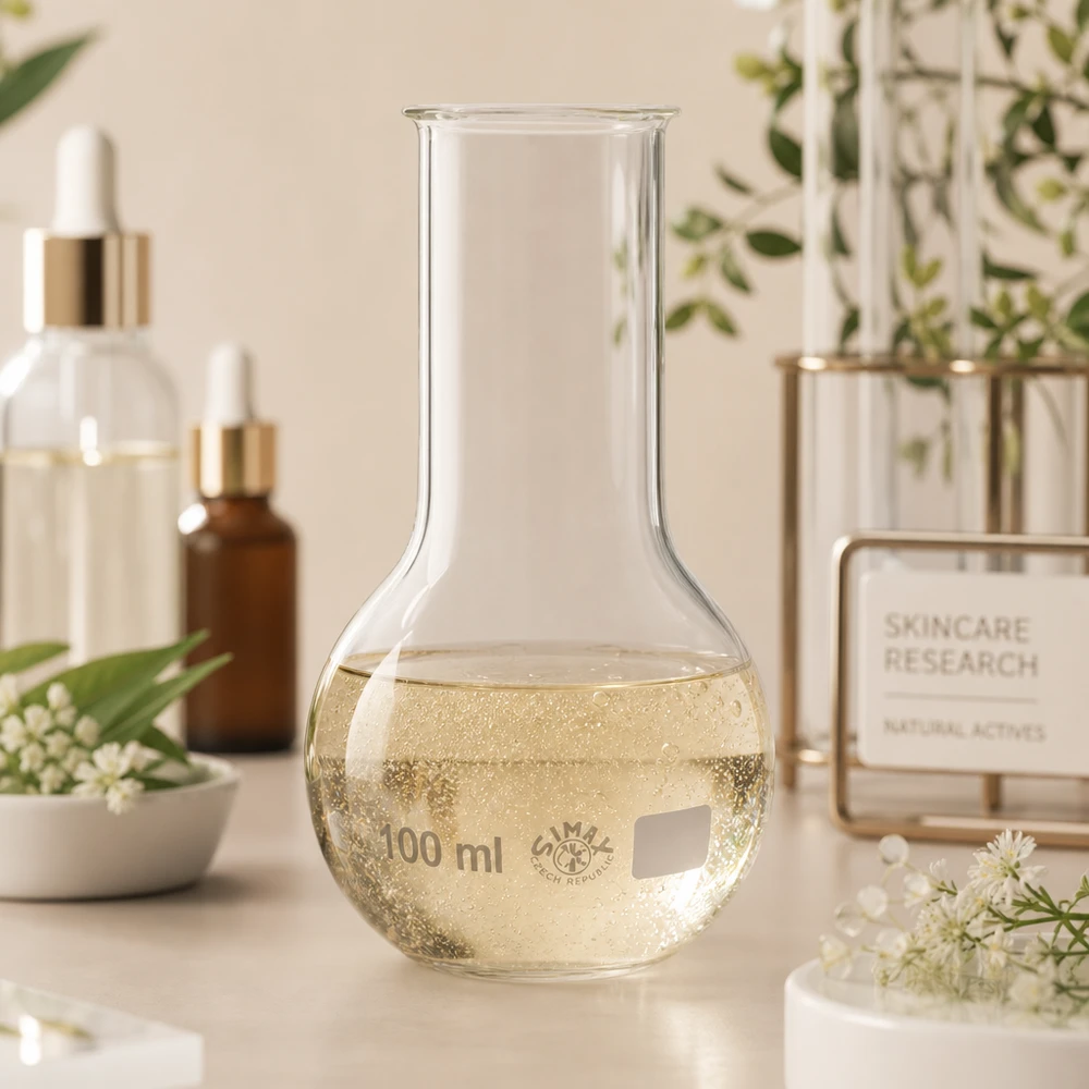 Höftkolv 100ml med bred hals Professionell 100 ml vertikal kolv med bred hals, idealisk för destillering och extraktion