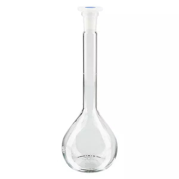 Volymetrisk kolv 200ml med standard slipad skarv & PEHD-propp Volymetrisk kolv 200ml med standard slipad skarv & PEHD-propp